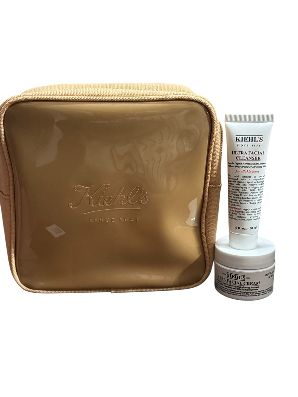 Kiehls 3 Piece On The Go Bag Set New